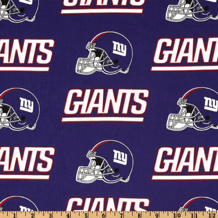 New York Giants NFL Football Helmet 58" Fabric Traditions Cotton Fabric NFL-6314D
