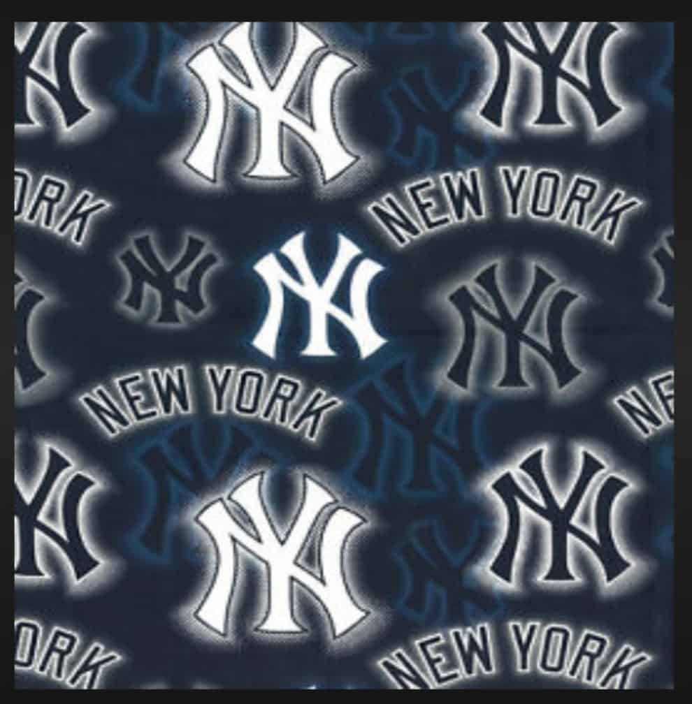 New York Yankees MLB Baseball Dots Fabric Traditions Cotton Fabric MLB-60323B