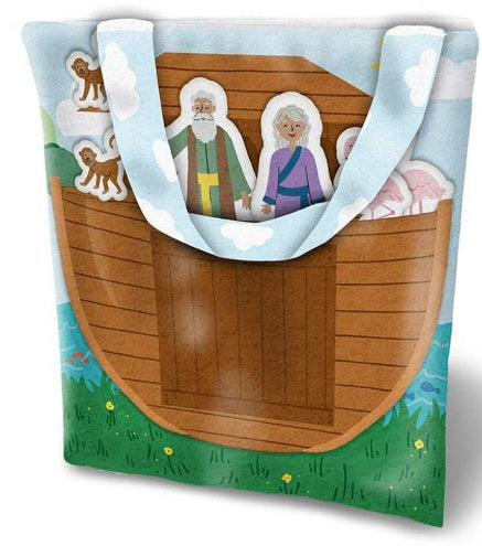 Noah Ark Two by Two Panel 36"x48" FELT Cayla Naylor Desi Riley Blake Polyester Fabric RB-FT16688-PANEL