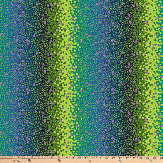 Noble Menagerie Ombre Dots Peridot Jade Studio E Cotton Fabric