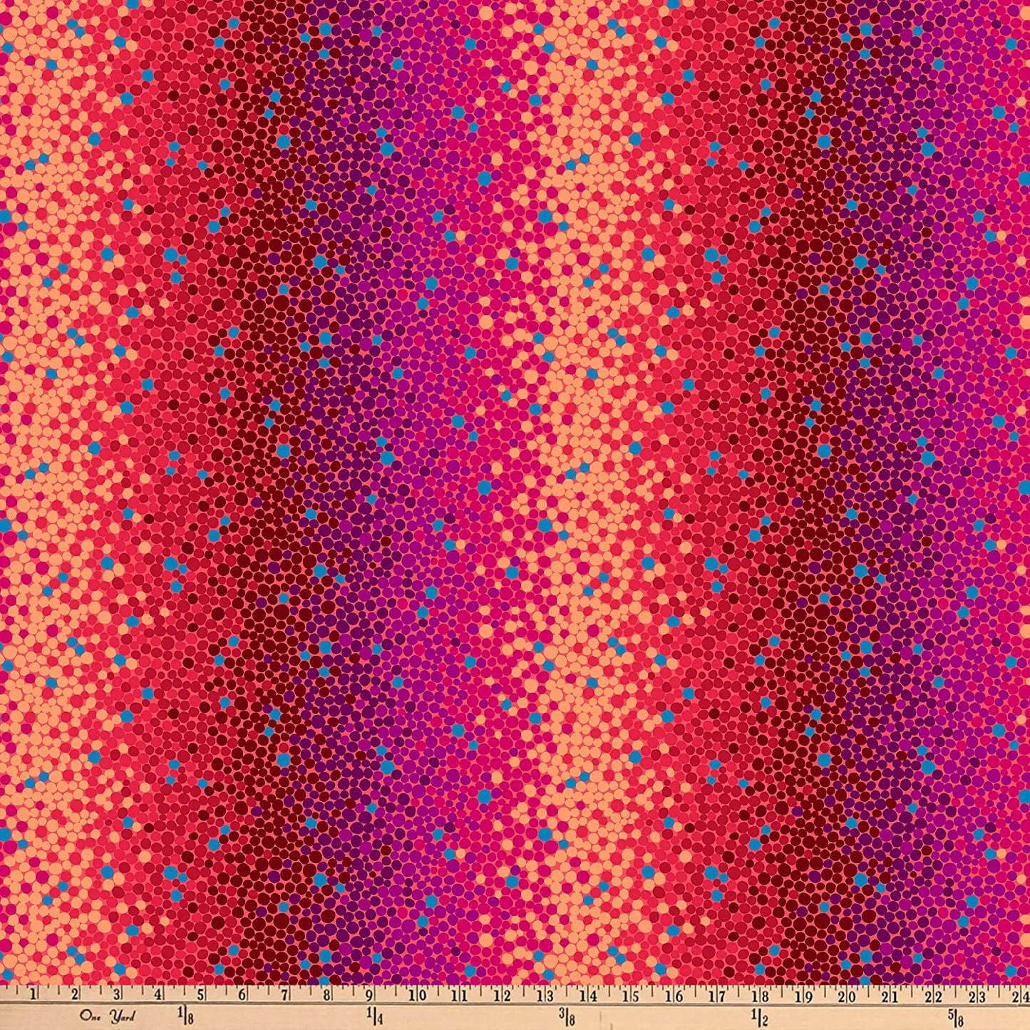 Noble Menagerie Ombre Dots Ruby Orange Studio E Cotton Fabric