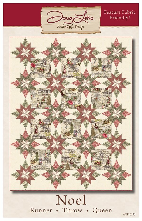 Noel Quilt Pattern Doug Leko Antler Quilt Design AQD-0275 | US Fabric Shop