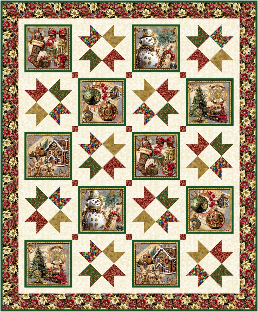 Project - North Pole DIY Project Quilt Urban Essence Blank Quilting | US Fabric Shop