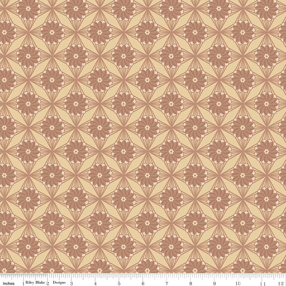 Northanger Abbey Geometric Fullerton Beige Jane Austen's House Riley Blake Designs Cotton Fabric RB-C17895-FULLERTON | US Fabric Shop