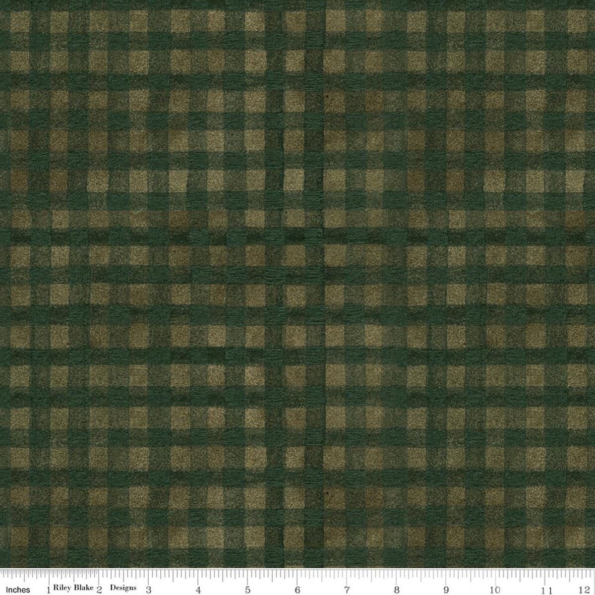 Northern Christmas Buffalo Check Green Teresa Kogut Riley Blake Designs Cotton Fabric RB-C17835-GREEN | US Fabric Shop