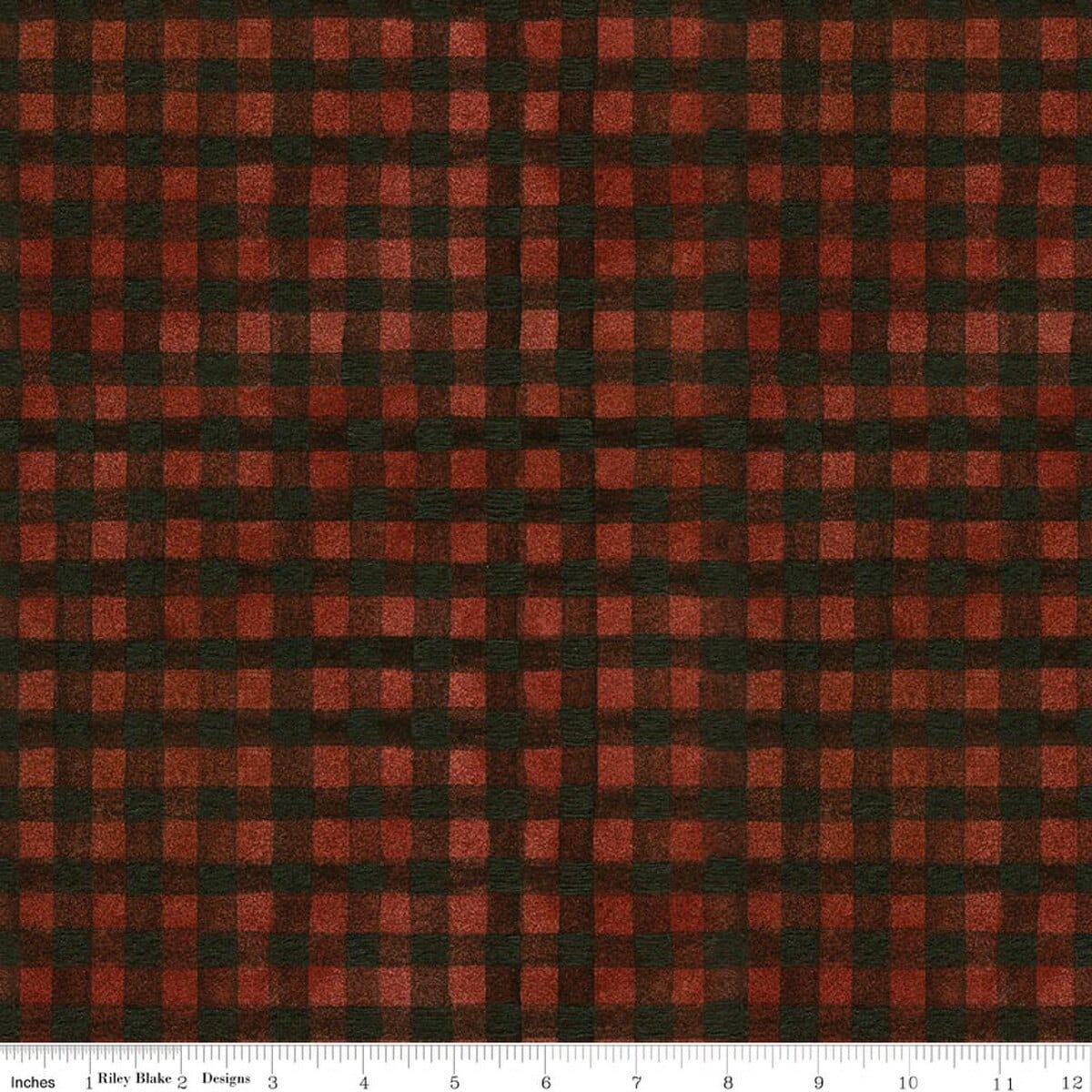 Northern Christmas Buffalo Rich Red Teresa Kogut Riley Blake Designs Cotton Fabric RB-C17835-RED | US Fabric Shop