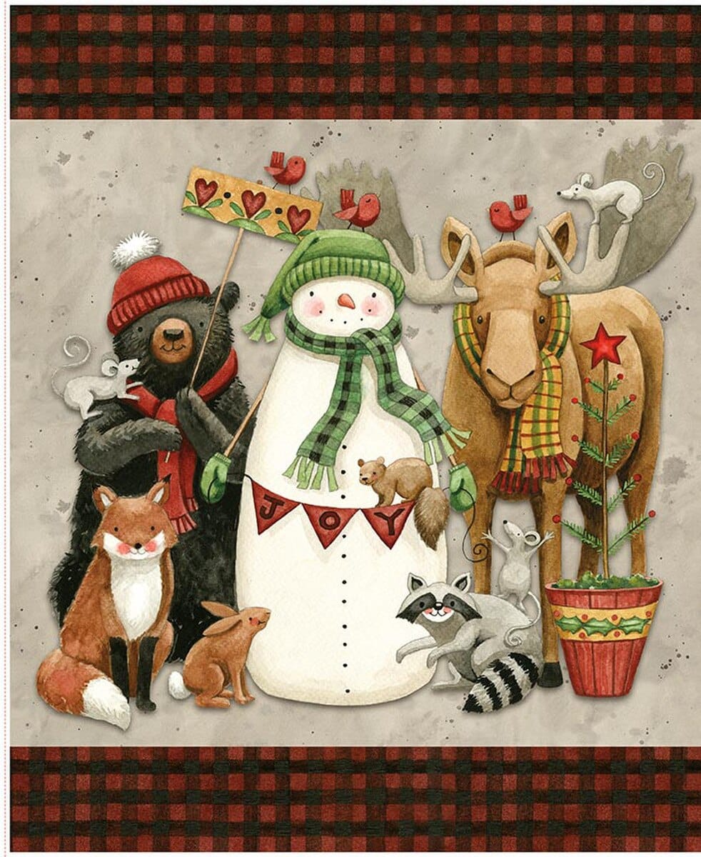 Northern Christmas Panel 36" Teresa Kogut Riley Blake Designs Cotton Fabric RB-P17837-PANEL | US Fabric Shop