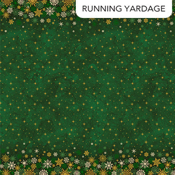 O' Christmas Tree Shimmer Ombre Green Multi Deborah Edwards Northcott Fabrics Cotton Fabric NC-28956M-74