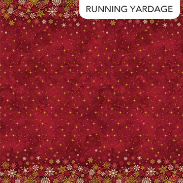 O' Christmas Tree Shimmer Ombre Red Multi Deborah Edwards Northcott Fabrics Cotton Fabric NC-28956M-24