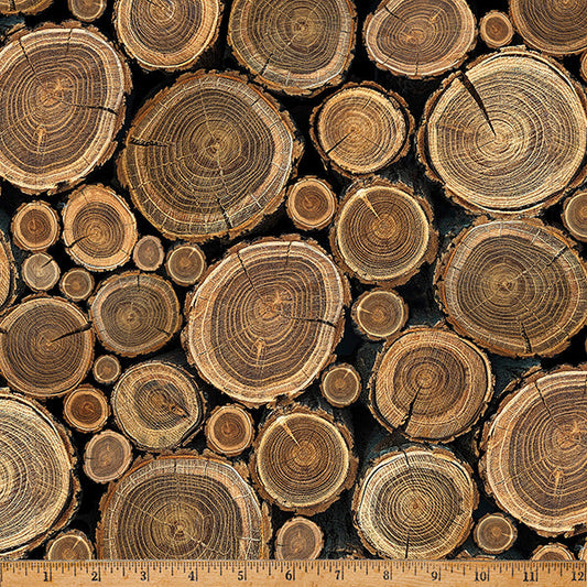 Off the Grid Woodstock Black Hoffman Fabrics Cotton Fabric HF-W5439-540