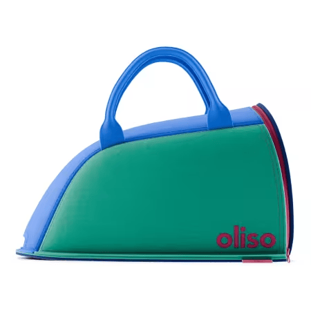 Oliso Carry Bag Small Kaffe for M3Pro Iron 4"x4"x7" Blue Kaffe Fassett Oliso Inc. Polyester Felt Fabric OL-30004009 | US Fabric Shop
