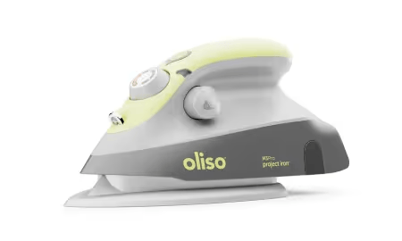 Oliso M3Pro Project Iron with Trivet Pistachio Compact Steam Iron 7.9"x4.4"x4.1" Oliso Inc. OL-M3PRO-PSTCH | US Fabric Shop