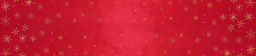 Ombre Flurries Metallic Winter Snowflakes Christmas Red V and Co. Vanessa Christenson Moda Cotton Fabric
