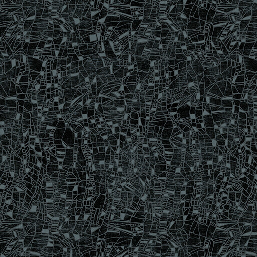 On Dragonfly Wings Cirrus Tonal Texture Charcoal Black Ann Lauer Benartex Cotton Fabric BE-16404P-14