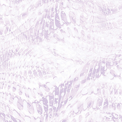 On Dragonfly Wings Rippling Waves Light Lavender Ann Lauer Benartex Cotton Fabric BE-16407P-06