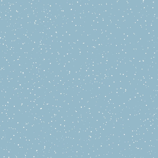 One Snowy Day Snow Blue Hannah Dale Maywood Studio Cotton Fabric MS-MASD10379-B2