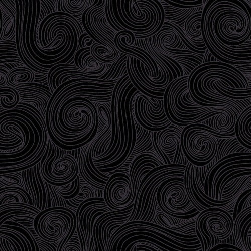 Just Color! Onyx Black Studio E Cotton Fabric SE 1351-Onyx