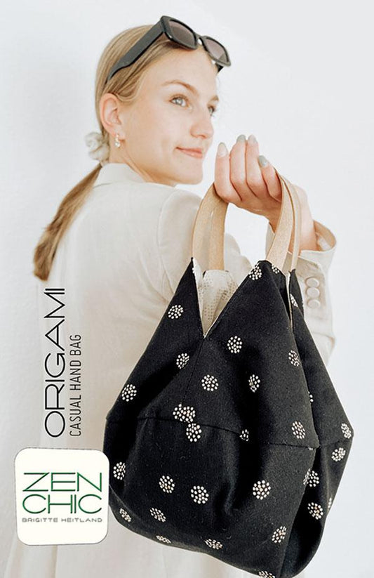 Origami G Casual Hand Bag/Tote Pattern Zen Chic ZC-ORBP