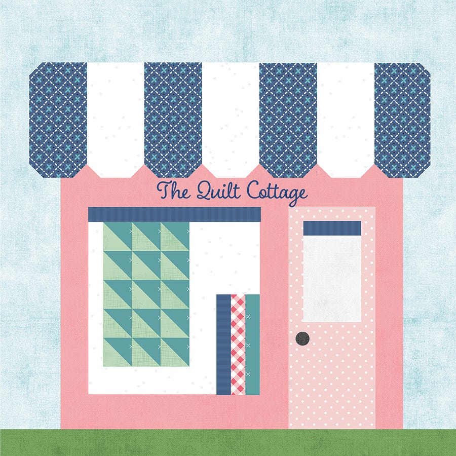 2026 Our Town Kit of the Month Club-March The Quilt Cottage Riley Blake Designs RB-KTOT-47084