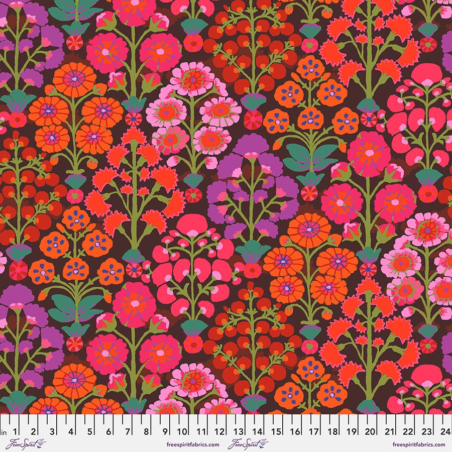 Sprays Red Kaffe 85 & Fabulous Kaffe Fassett Free Spirit Cotton Fabric | US Fabric Shop