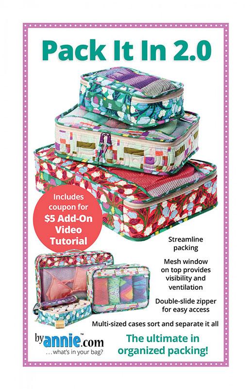 Pack It In 2.0 Bag / Tote Patterns Unrein - Annie Patterns by Annie's PBA-253-2