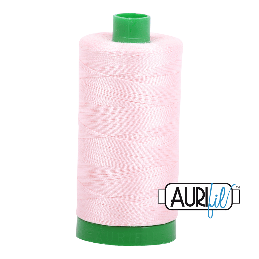 Pale Pink 40 wt 1094 yd Large Spool Aurifil Cotton Quilting Thread AF-MK40SC6-2410