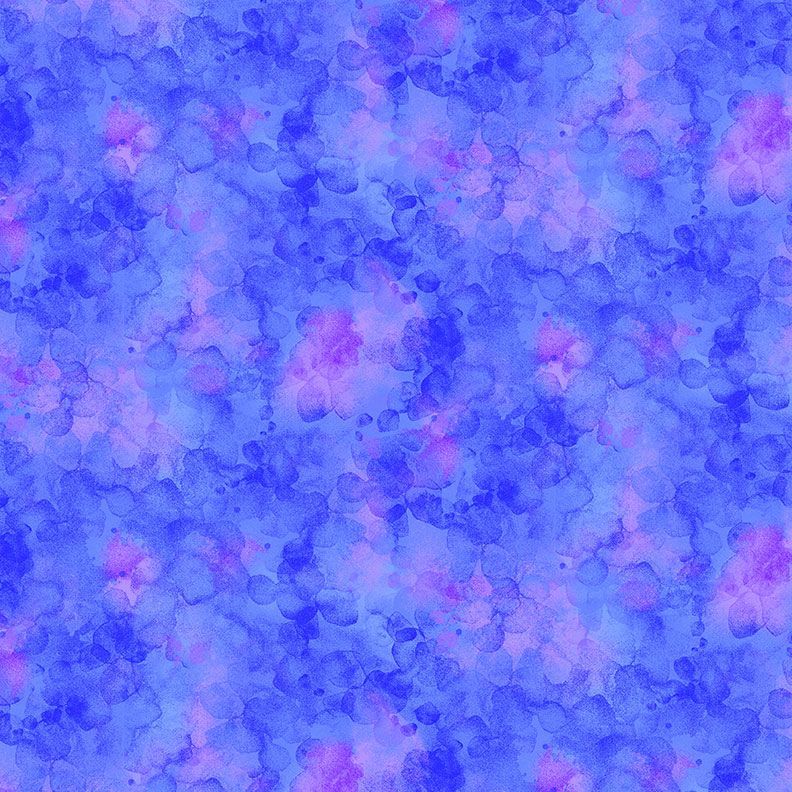 Pansy Perfection Solid-ish Watercolor Texture Majorelle Kimberly Einmo Timeless Treasures Cotton Fabric TT-KIM-CD6100-MAJORELLE