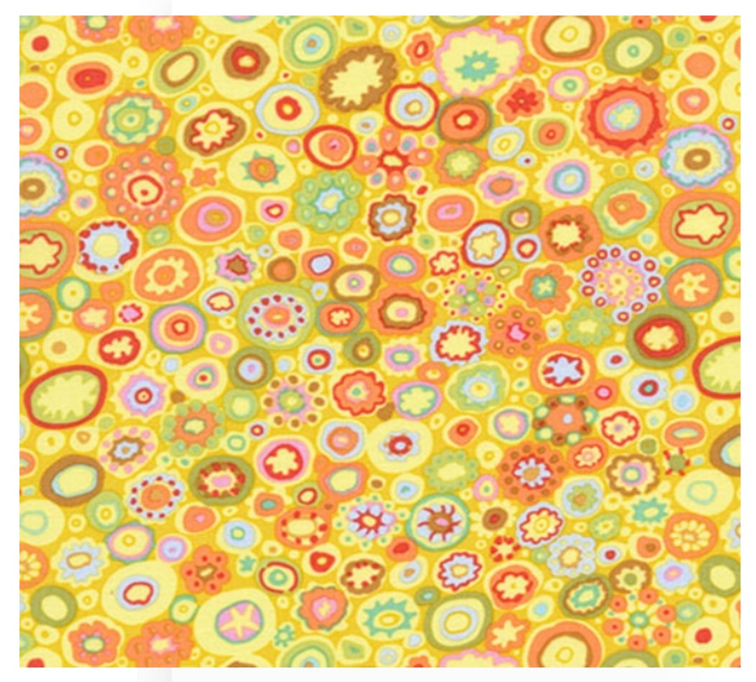 Paperweight Yellow Classics Kaffe Fassett Collective Free Spirit Cotton Fabric FS PWGP20.YELLO