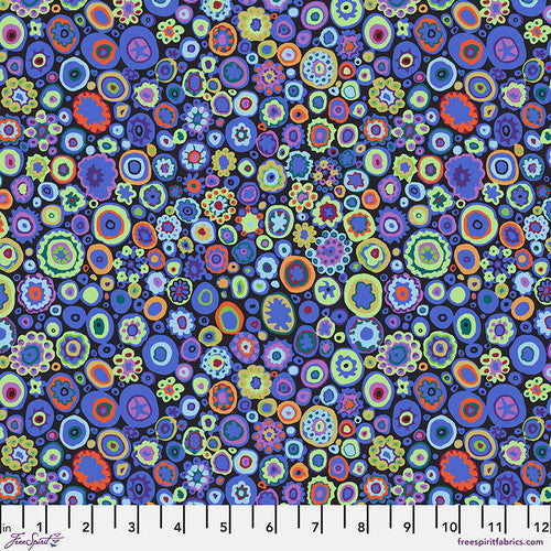 Paperweight Cobalt Blue Classics Kaffe Fassett Collective Free Spirit Cotton Fabric FS-GP20.COBLT