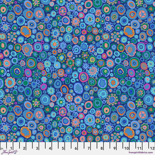 Paperweight Teal Blue Green Classics Kaffe Fassett Collective Free Spirit Cotton Fabric  FS GP20.TEAL