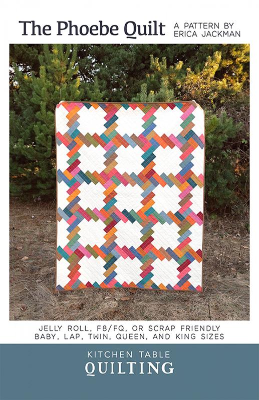 The Phoebe Quilt Pattern 56"x70" Erica Jackman Kitchen Table Quilting KTQ-164