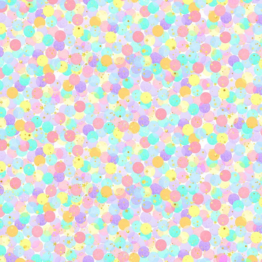 Pastel Party Balloons Multi Timeless Treasures Cotton Fabric TT-Kidz-CD3473-MULTI