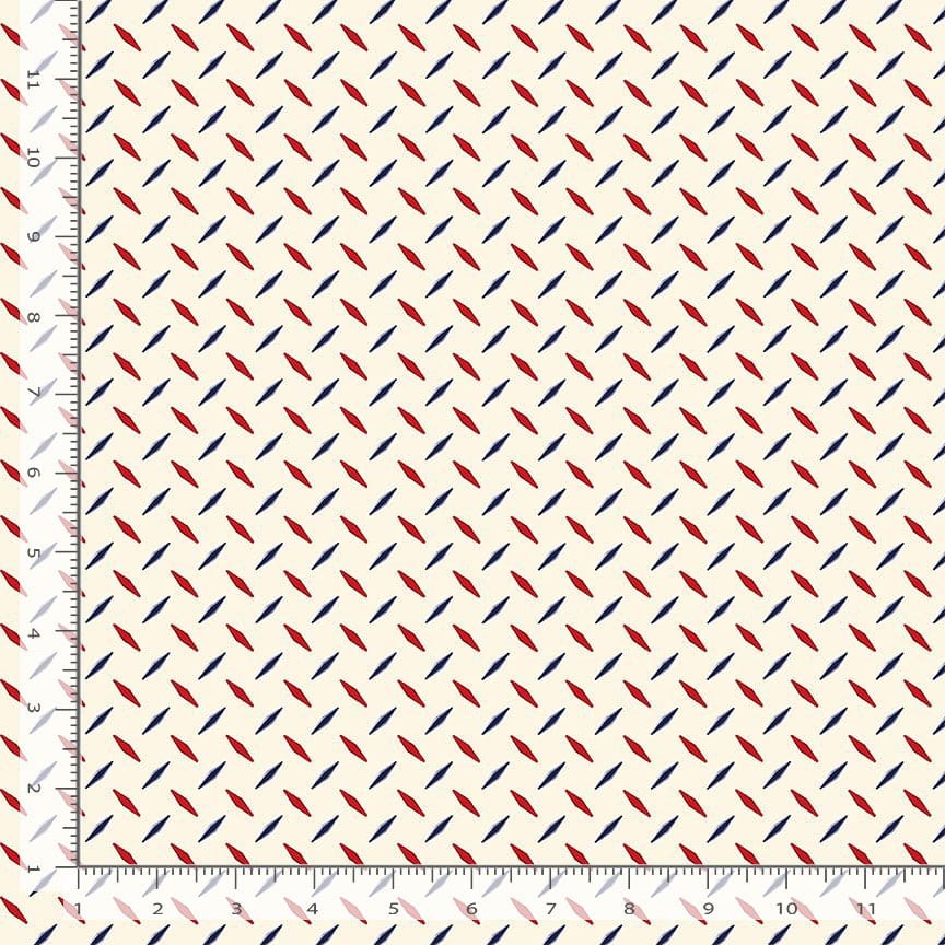 Path to Freedom Diamond Geo Cream The Combat Quilter Timeless Treasures Cotton Fabric TT-CQ-CD3919-CREAM | US Fabric Shop