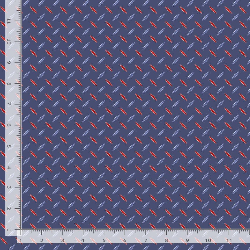 Path to Freedom Diamond Geo Royal Blue The Combat Quilter Timeless Treasures Cotton Fabric TT-CQ-CD3919-ROYAL | US Fabric Shop
