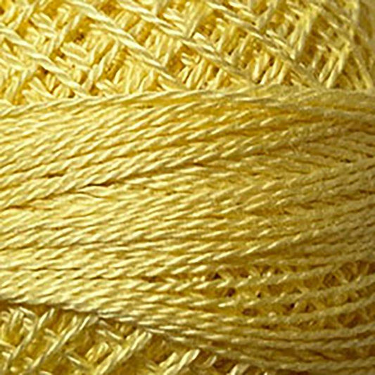 Pearl Cotton Solid 12wt Thread Lemon Valdani VL-PC12-010