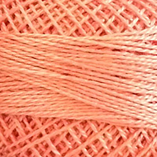 Pearl Cotton Solid 12wt Thread Peach Rose Valdani VL-PC12-071