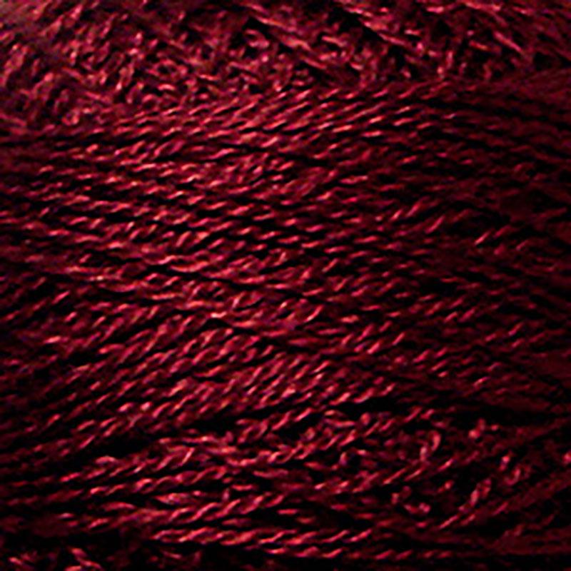 Pearl Cotton Solid 12wt Thread Rusty Burgandy Dark Valdani VL-PC12-078