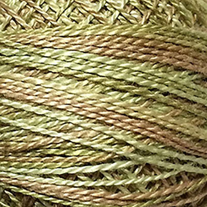 Pearl Cotton Variegated 12wt Thread Spring Leaves Valdani VL-PC12-JP8