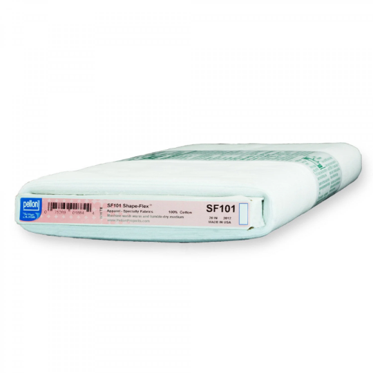 Pellon Fusible Shape Flex Iron-on Woven Cotton 20 inches by 25 yds in White by Pellon FSF101PWHT - Sold by Yard