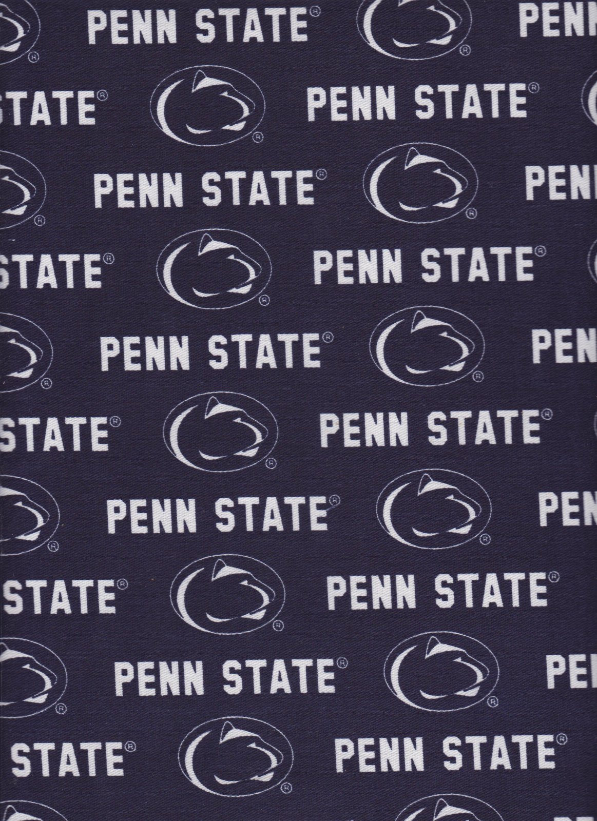Penn State Nittany Lions NCAA College Twill 58" Sykel Canvas Fabric PENN-250