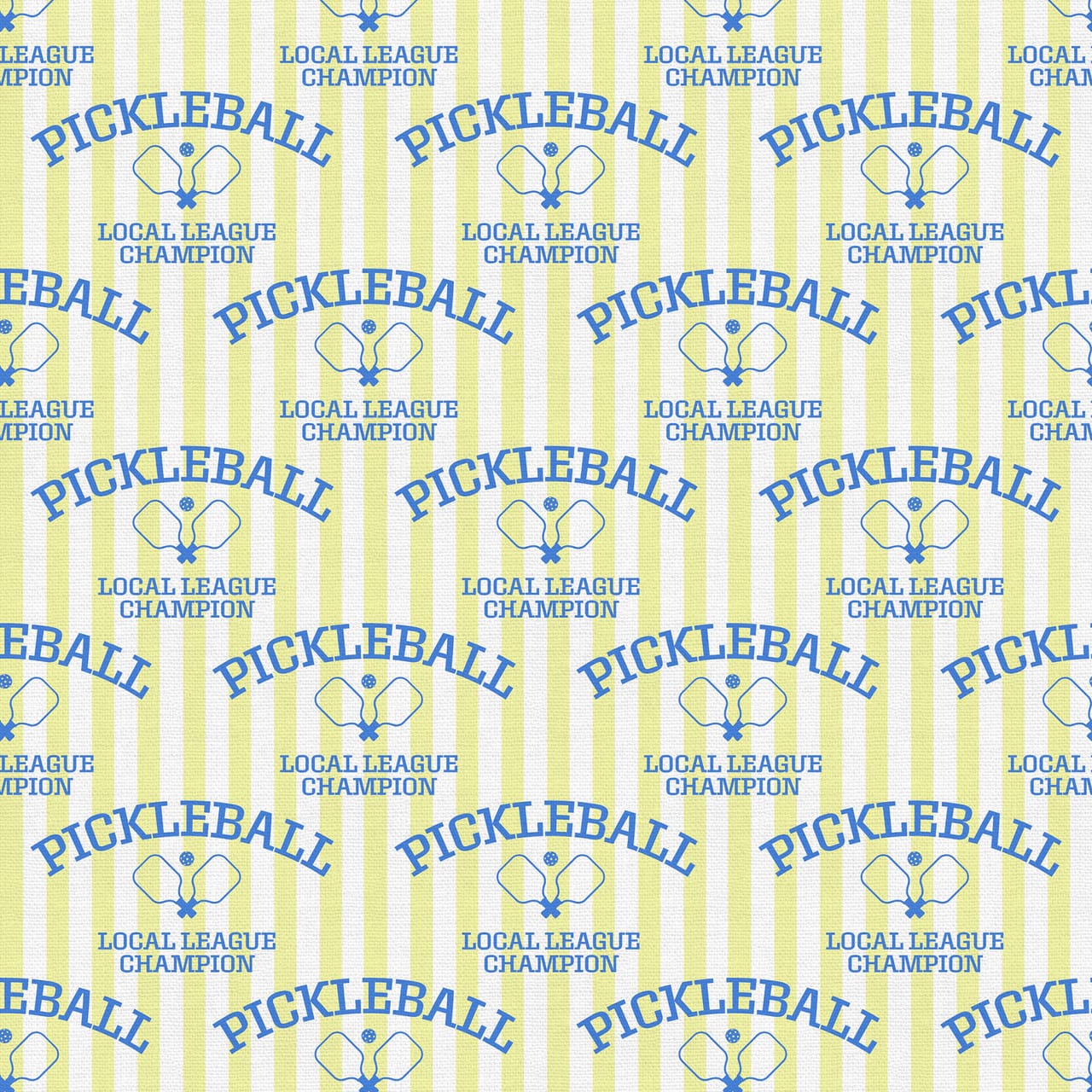 Pickleball Playtime Champion Yellow Paintbrush Studio Cotton Fabric PBS-120-25082 | US Fabric Shop