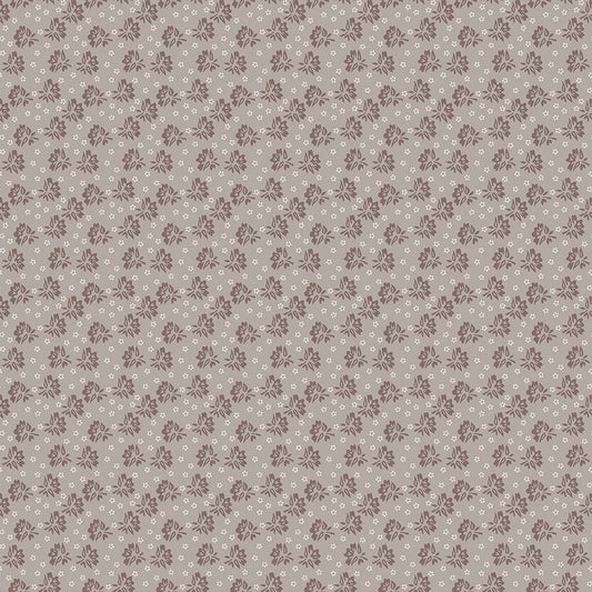 Piece & Plenty Floribunda Pewter Gray Lori Holt Riley Blake Designs Cotton Fabric