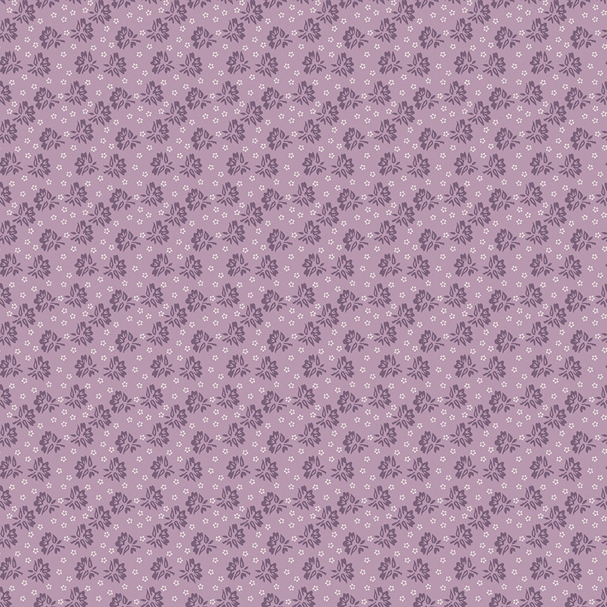 Piece & Plenty Floribunda Taffy Purple Lori Holt Riley Blake Designs Cotton Fabric