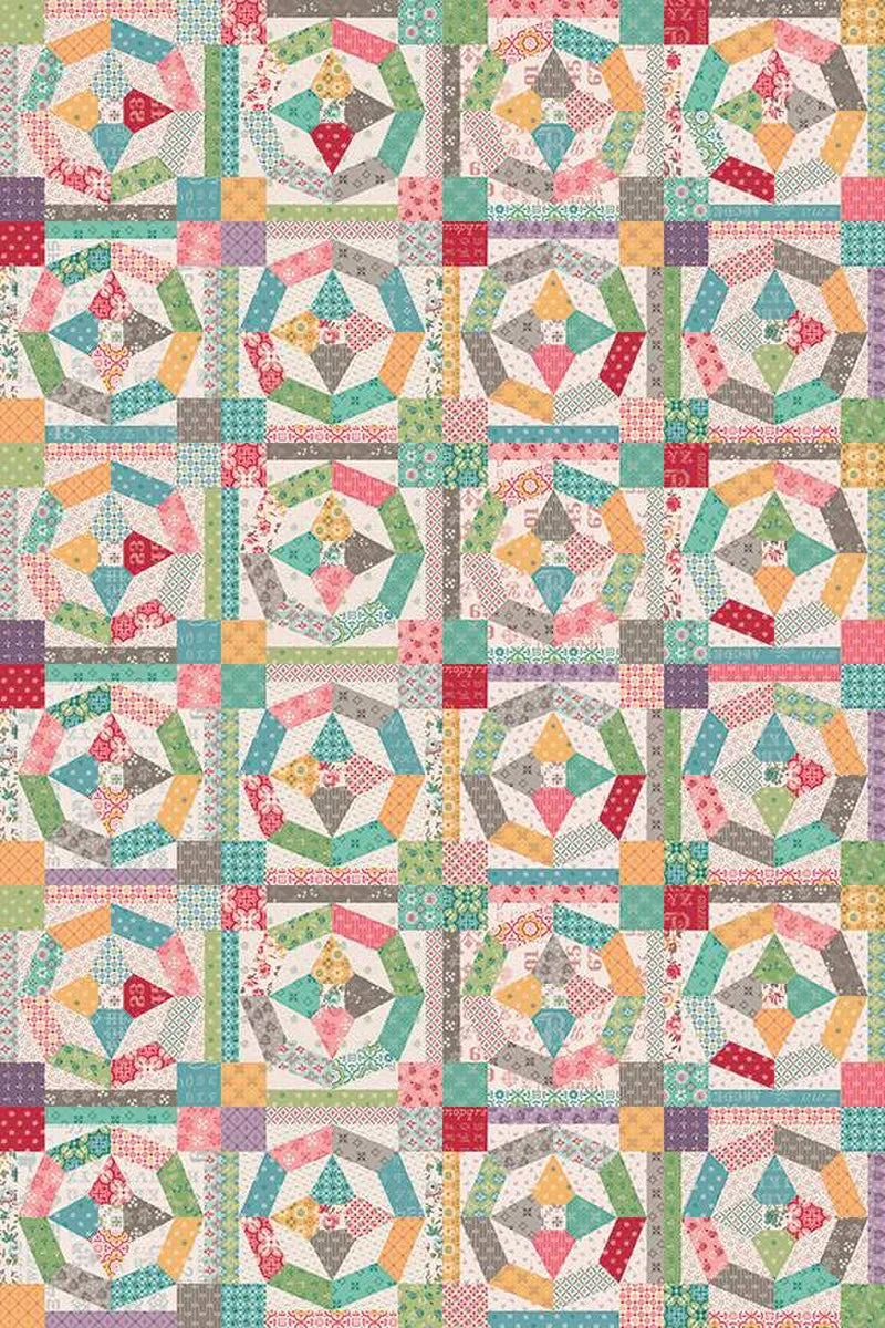 Piece & Plenty Home Décor Vintage Spring Multi Lori Holt Riley Blake Designs Cotton Fabric