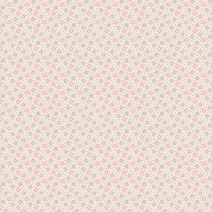 Piece & Plenty Planting Coral Lori Holt Riley Blake Designs Cotton Fabric