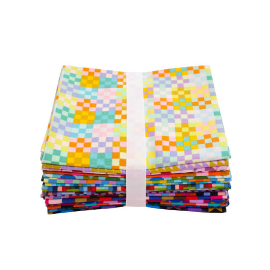 Piecework Fat Quarter Bundle 18"x21" 18pcs Anna Maria Parry Cotton Fabric