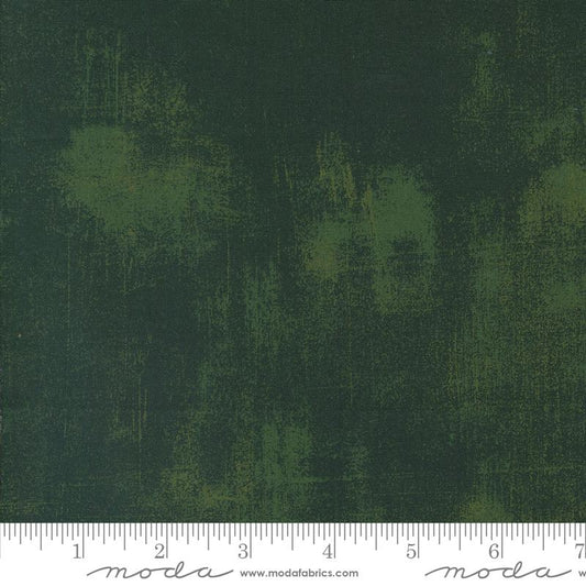 Grunge Pine Valley Fir Dark Green BasicGrey Moda Cotton Fabric MD-30150-581