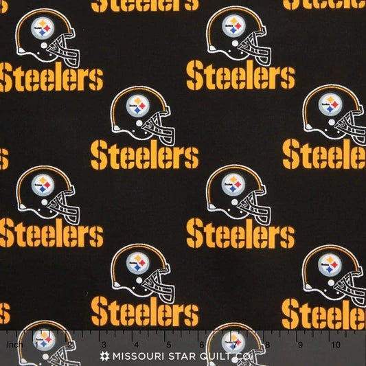 Pittsburgh Steelers NFL Football Helmet 58" Fabric Traditions Cotton Fabric NFL-A522