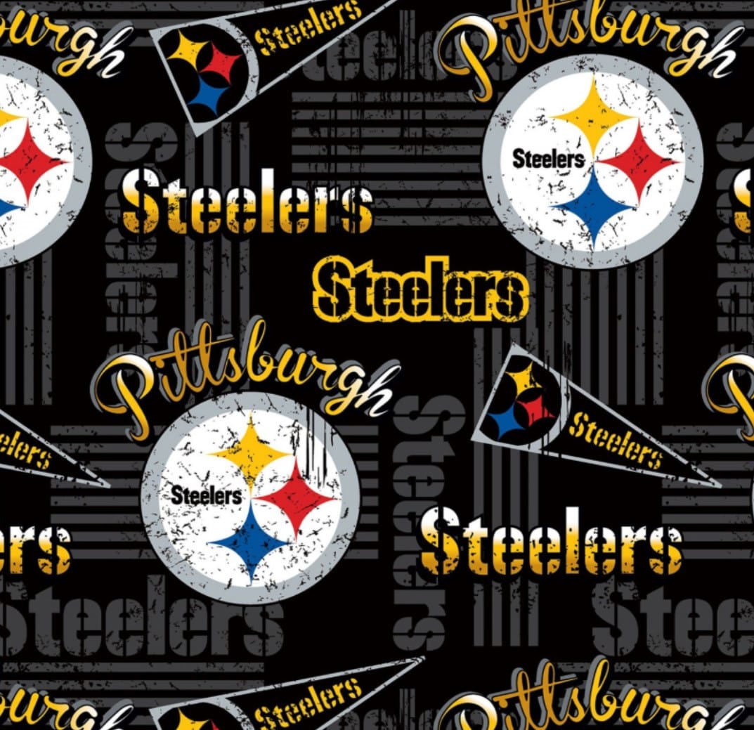 Pittsburgh Steelers NFL Football Retro 58" Fabric Traditions Cotton Fabric NFL-14500D