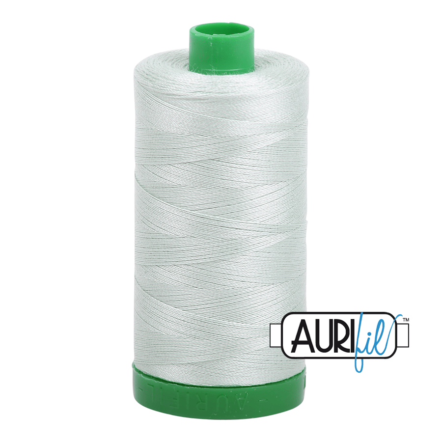 Platinum Grey 40 wt 1094 yd Large Spool Aurifil Cotton Quilting Thread AF-MK40SC6-2912
